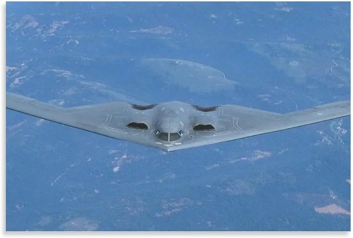 Aviation Wall Decor Northrop-Grumman B-2 Spirit Bomber Art Print Poster (13) Artworks Picture Print Poster Wall Art Painting Canvas Decor Home Posters Decorative 20x30inch(50x75cm)