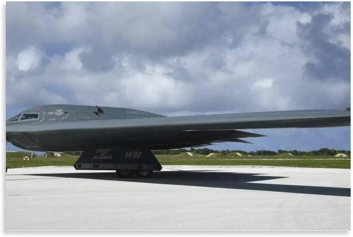 Aviation Wall Decor Northrop-Grumman B-2 Spirit Bomber Art Print Poster (19) Canvas Poster Wall Art Picture Prints Hanging Photo Decor Home Posters Artworks 20x30inch(50x75cm)