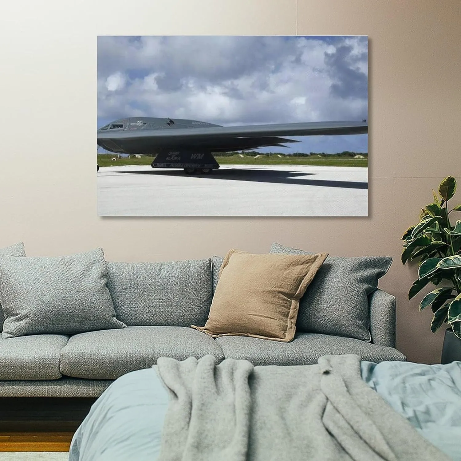Aviation Wall Decor Northrop-Grumman B-2 Spirit Bomber Art Print Poster (19) Canvas Poster Wall Art Picture Prints Hanging Photo Decor Home Posters Artworks 20x30inch(50x75cm)