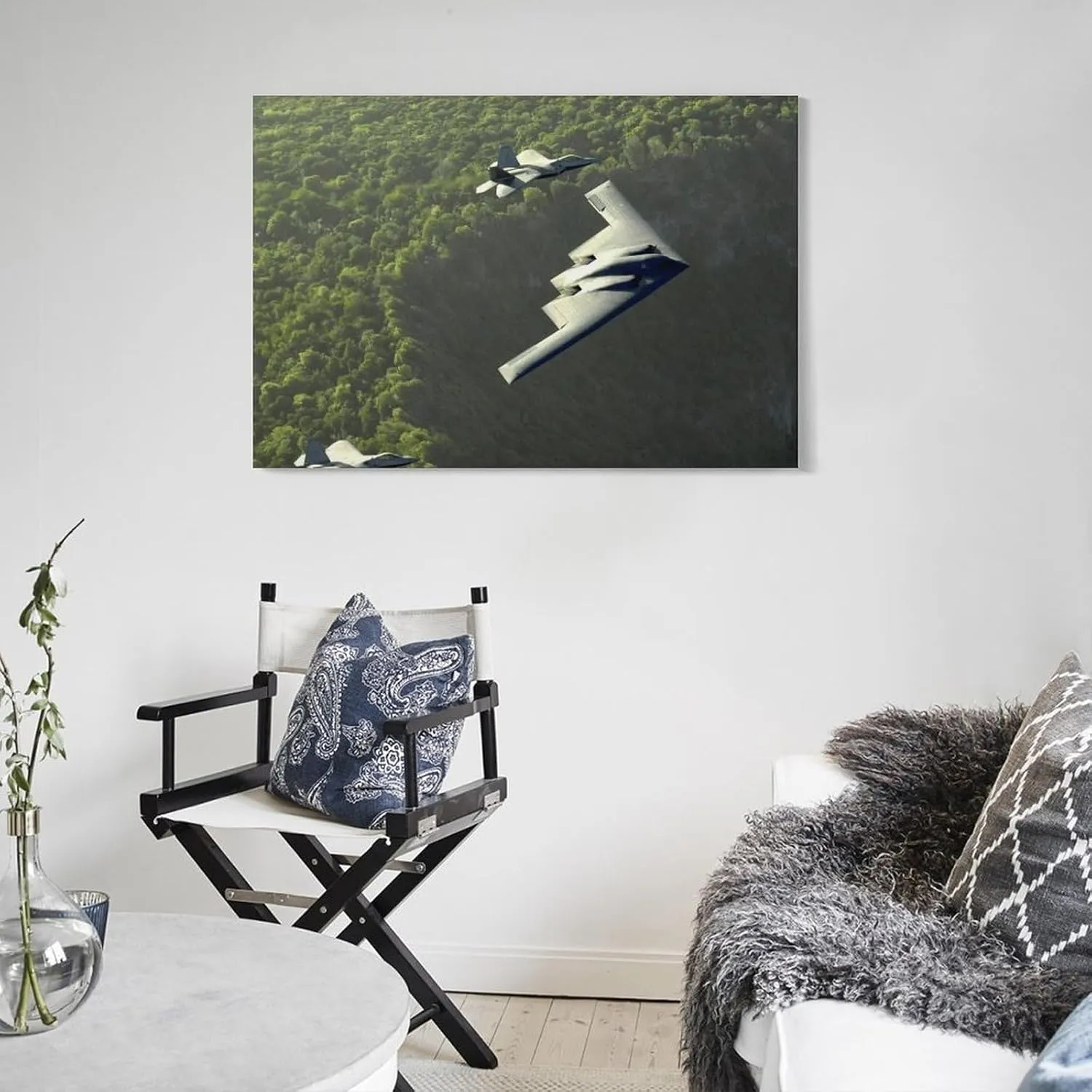 Aviation Wall Decor Northrop-Grumman B-2 Spirit Bomber Art Print Poster (9) Poster Decorative Painting Canvas Wall Art Living Room Posters Bedroom Painting 12x18inch(30x45cm)