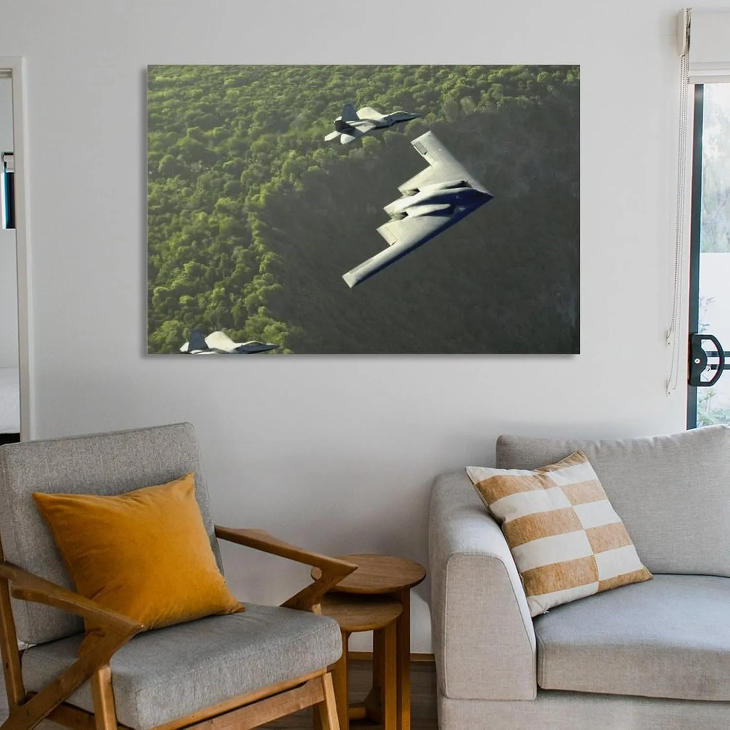 Aviation Wall Decor Northrop-Grumman B-2 Spirit Bomber Art Print Poster (9) Poster Decorative Painting Canvas Wall Art Living Room Posters Bedroom Painting 12x18inch(30x45cm)
