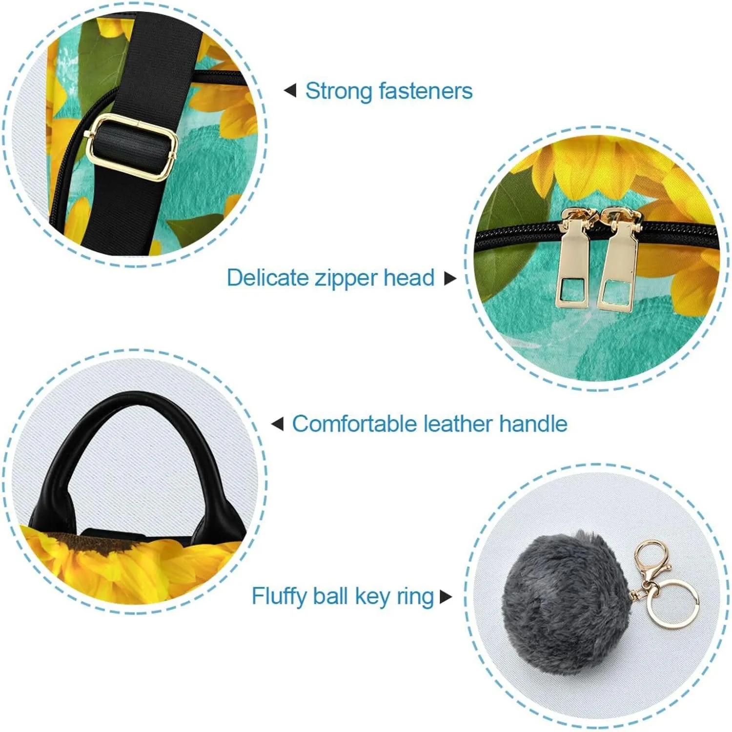 Backpack Purse for Women Anti Theft Fashion Daypack Polyester Travel Bag Crossbody Shoulder Bag Sunflower 13.4 X 5.9 X 15in Pattern 5