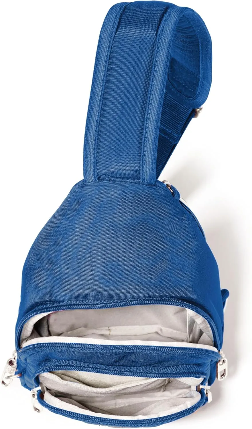 Baggallini Anti-Theft Daytripper Sling 7x12 Crossbody Travel Safe Bag W/Securtex Locking Zippers, Slash-Resistant & RFID