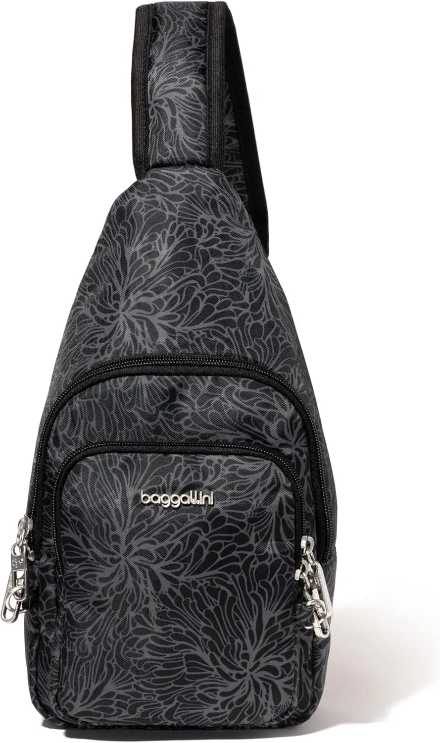 Baggallini Anti-Theft Daytripper Sling 7x12 Crossbody Travel Safe Bag W/Securtex Locking Zippers, Slash-Resistant & RFID