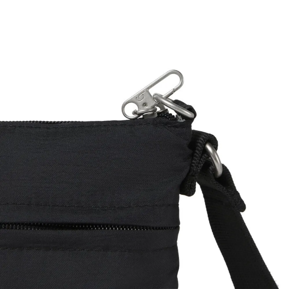 Baggallini Securtex Anti-Theft Memento Black Crossbody Bag (Women's)