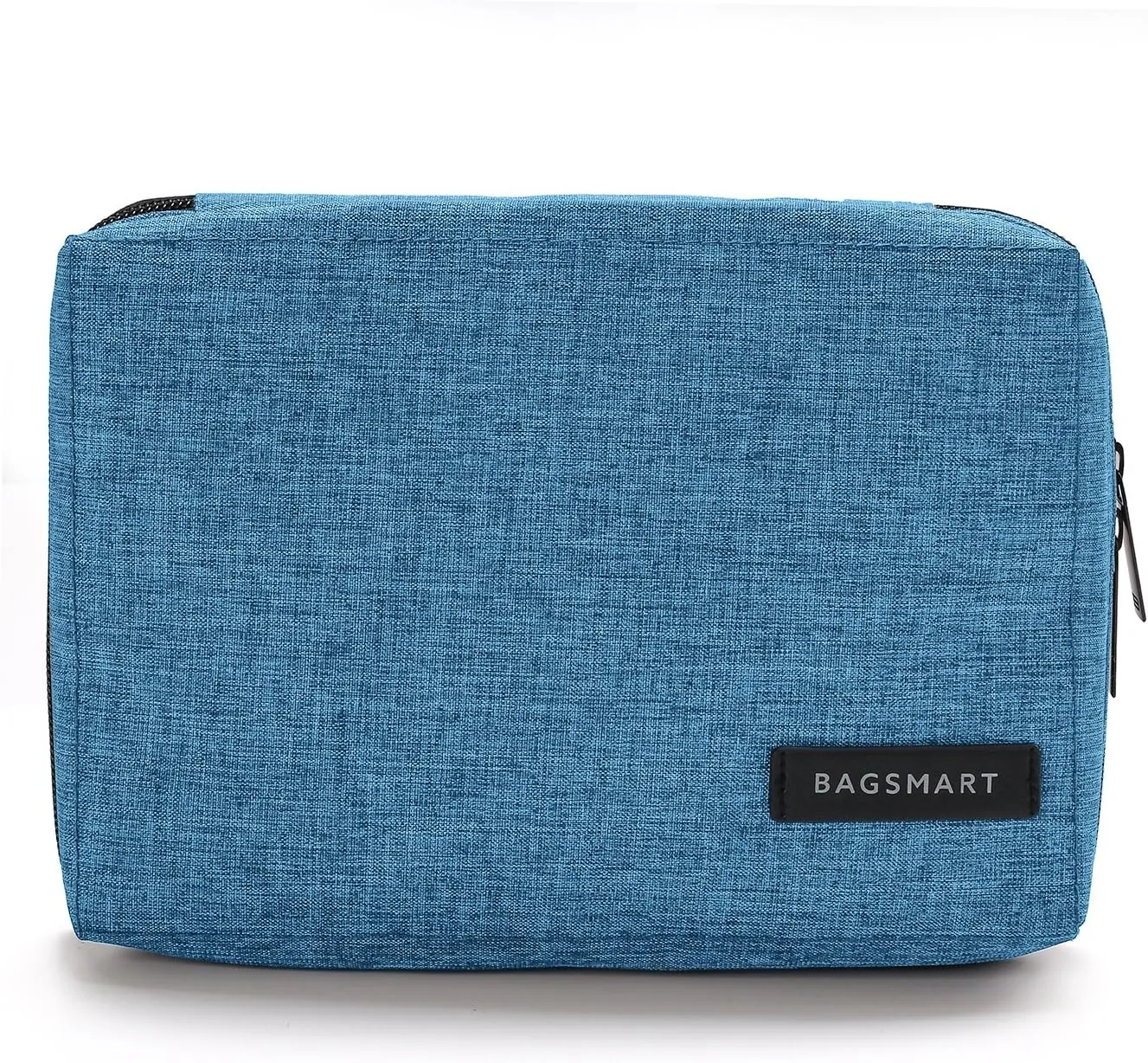 BAGSMART Small Travel Cord Organizer Bag for Tech Essentials, Cable Organizer for Phone, SD Card, Blue