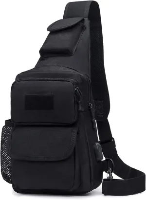 BAIGIO Tactical Chest Sling Bag Crossbody Pack One Strap Shoulder Backpack