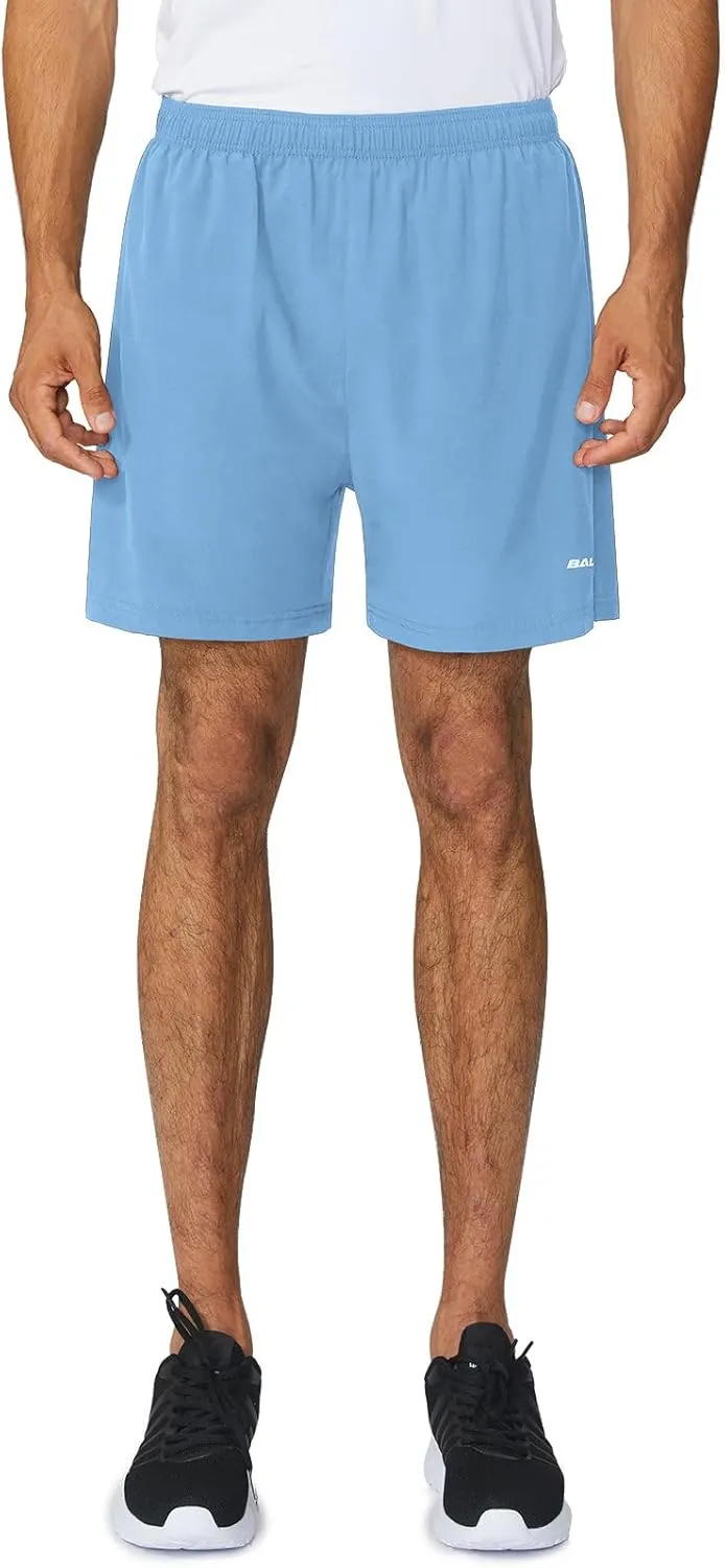 baleaf Men's 5" Running Athletic Shorts for Workout Gym Tennis Sports Lightweight Quick Dry with Zipper Pocket