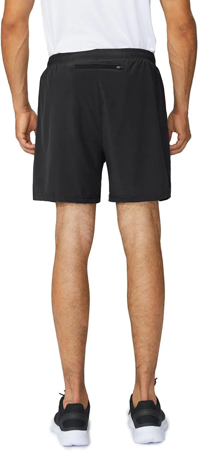 baleaf Men's 5" Running Athletic Shorts for Workout Gym Tennis Sports Lightweight Quick Dry with Zipper Pocket