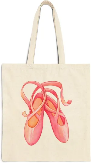 Ballerina Canvas Tote Bag