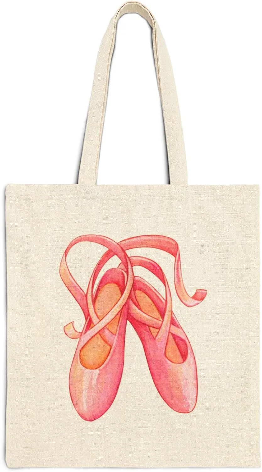 Ballerina Canvas Tote Bag