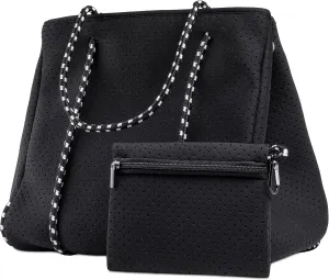 BANG&CARSEN Extra Large Beach Bag With Zipper - XXL Beach Tote Bag For Women With Many Pockets