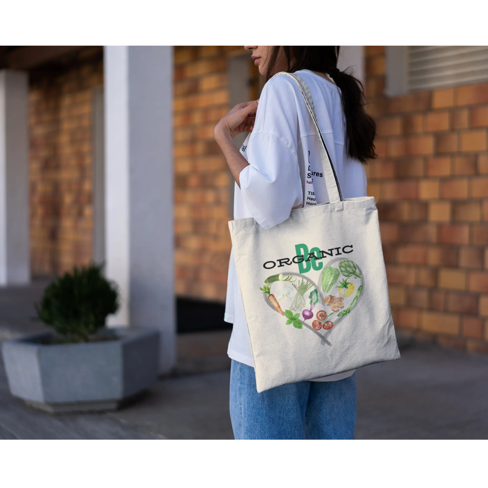 Be Organic - Cotton Canvas Tote Bag