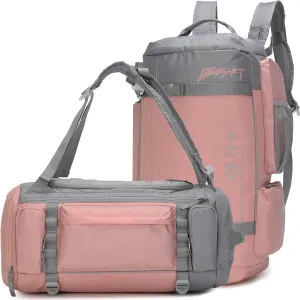 BE SMART 32L Extra Large Gym Backpack for Women, Big Gym Bag with Shoes Compartment, Waterproof Heavy Duty Duffel Bags, Women's Workout Backpacks for Outdoor Sport,Hiking,Camping,Travel