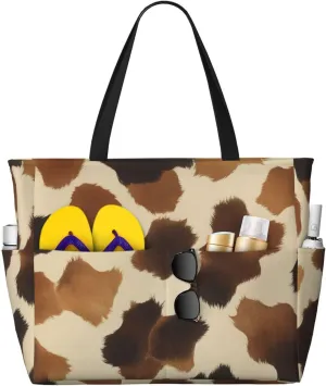 Beach Bag, Extra Large Waterproof Sandproof Tote with Multi Pockets, Lightweight for Travel, Pool, Outdoor