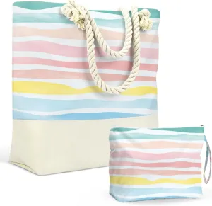 Beach Bag Wet Bag Waterproof Sandproof Women Beach Tote for Friends Travel Gifts