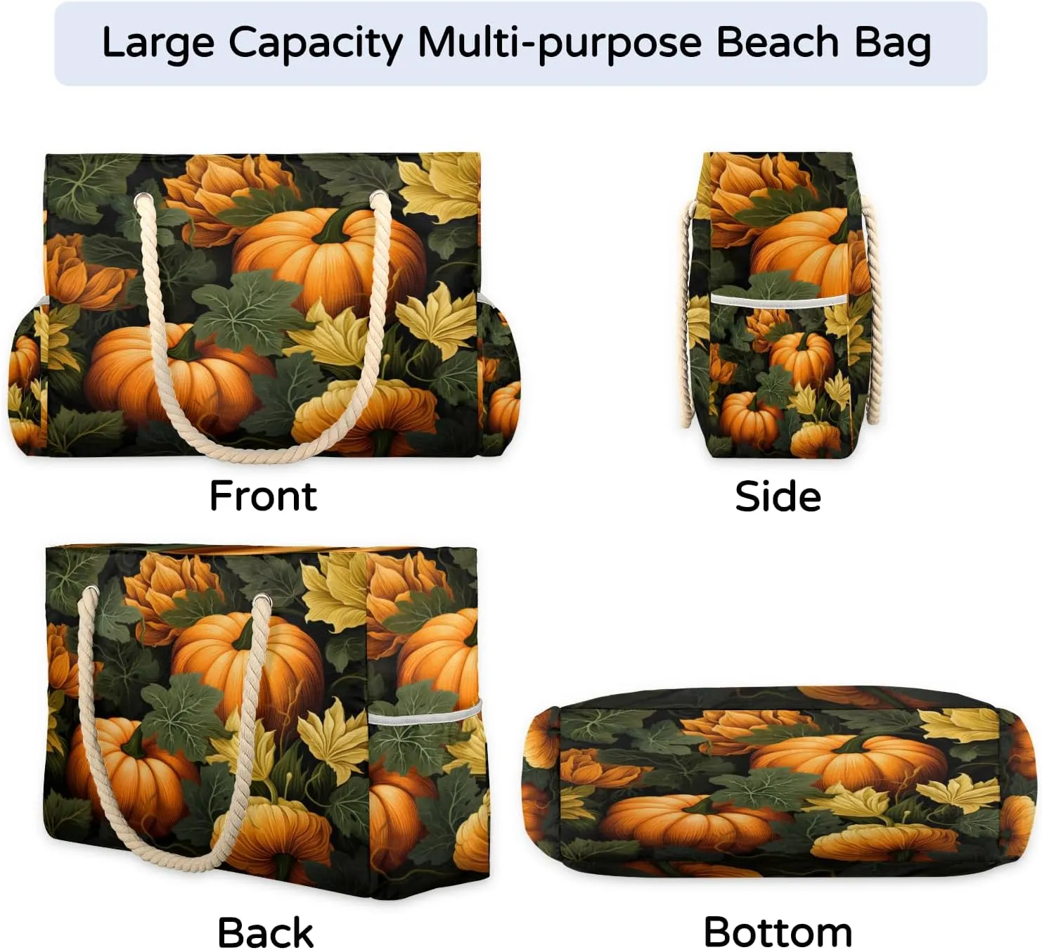 Beach Bags for Women Waterproof Sandproof Large Beach Tote Bag with Zipper Swim Pool Bag for Travel Outdoor