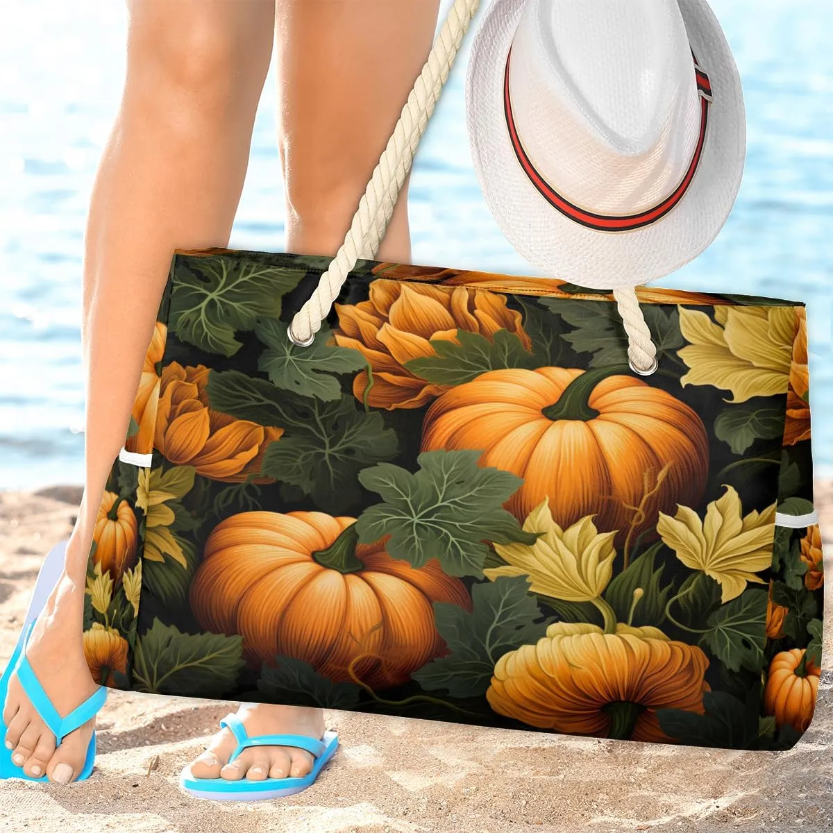 Beach Bags for Women Waterproof Sandproof Large Beach Tote Bag with Zipper Swim Pool Bag for Travel Outdoor