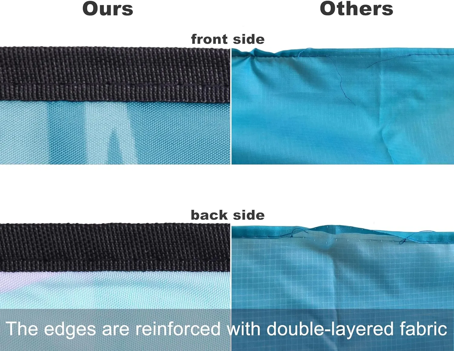 Beach Blanket Waterproof Sandproof Beach Mat 79" X 83" /10'x9'for 2-8 Adults Quick Drying Outdoor Picnic Mat Beach Accessories for Travel, Camping, Hiking