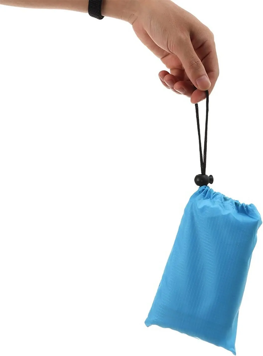Beach Blankets Folding Pocket Camping Mat Tent Mattress Climb Outdoor Ultra-Thin Waterproof Beach Mat Picnic Blanke Tarps(Black)