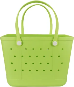 Beach Tote Bag for Women, Rubber Beach Bag Waterproof Sandproof, Extra Large EVA Tote Bag Boat Bag
