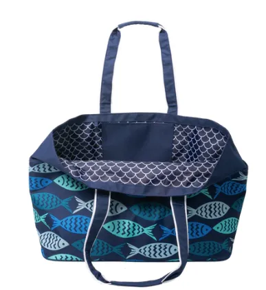 Beach Tote - Blue Fish