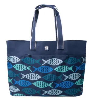 Beach Tote - Blue Fish