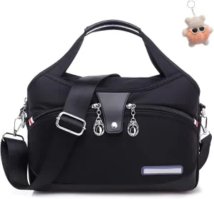 Beautifuldeer Anti Theft Handbag,Fashion Anti-Theft Handbag for Women,Casual Waterproof Shoulder Crossbody Bag