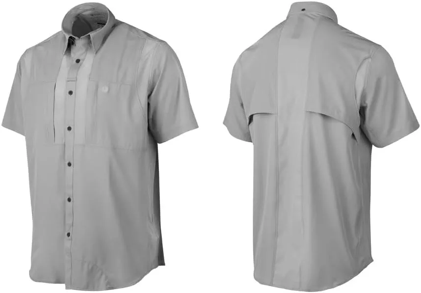 Beretta Men's TKAD Flex Breathable Lightweight Button-Down Outdoor Casual Active Tactical Short Sleeve T-Shirt