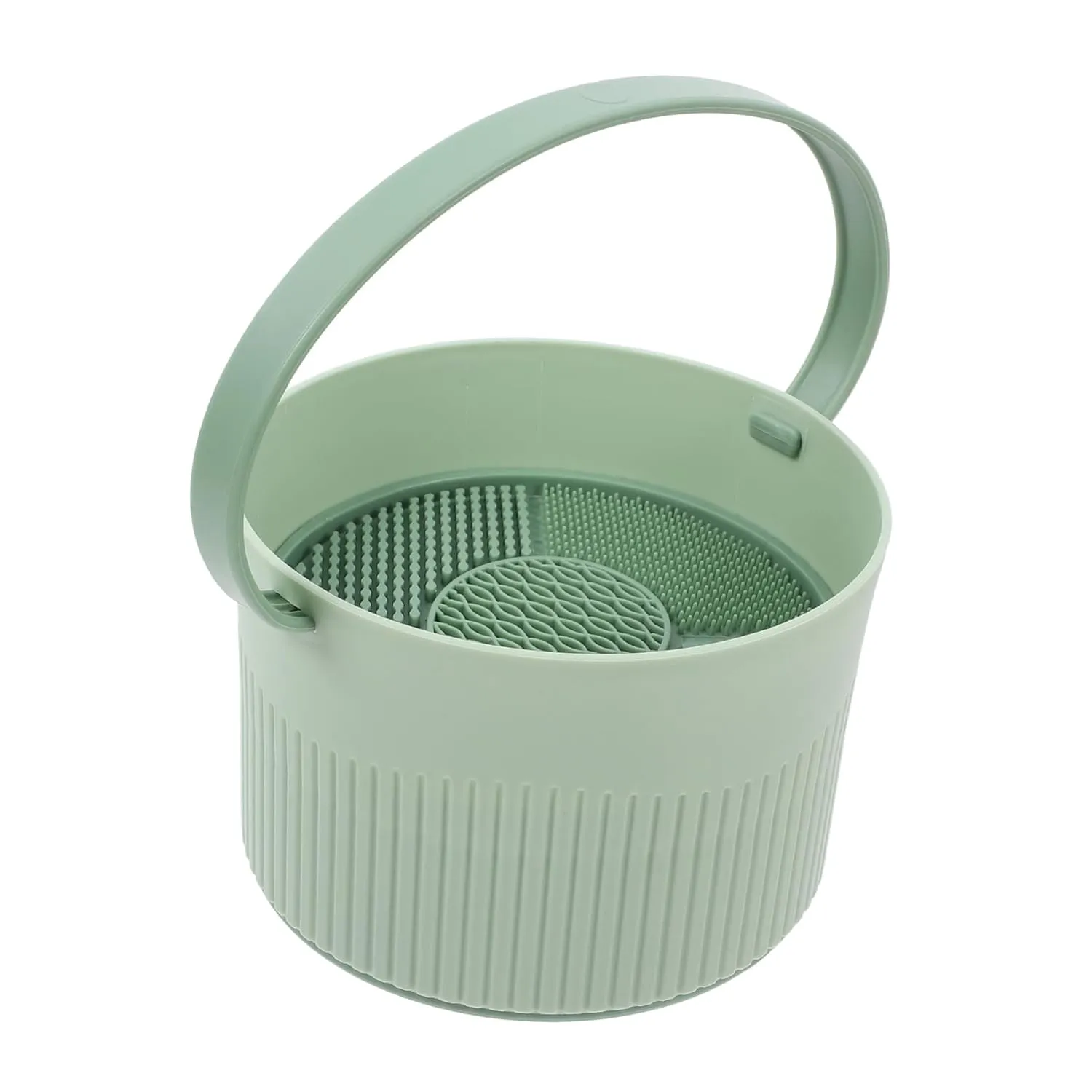 BESPORTBLE Silicone Makeup Brush Cleaner Mat and Bowl Set - Efficient Makeup Brush Cleaning and Drying Organizer for Cosmetics - for Quick and Care