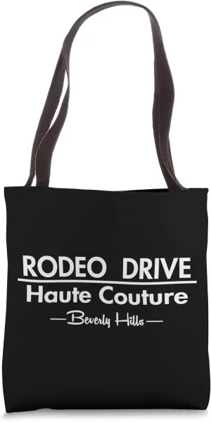 Beverly Hills Rodeo Drive Haute Couture High Fashion Shop Tote Bag