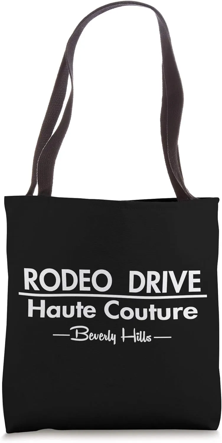 Beverly Hills Rodeo Drive Haute Couture High Fashion Shop Tote Bag
