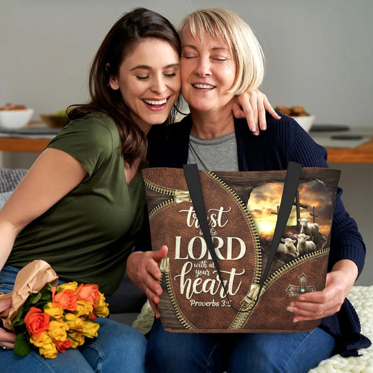 Bible Tote Bags For Women Christian Gifts For Women Church Bags Christian Tote Bag Faith Gifts For Mother'S Day