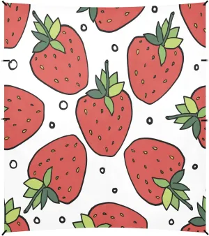 Big Red Strawberry Beach Tent Camping Sun Shelters Portable Outdoor Canopy Sun Shade for Camping Trips Fishing Backyard Fun or Picnics Easy Setup with Carrying Bag