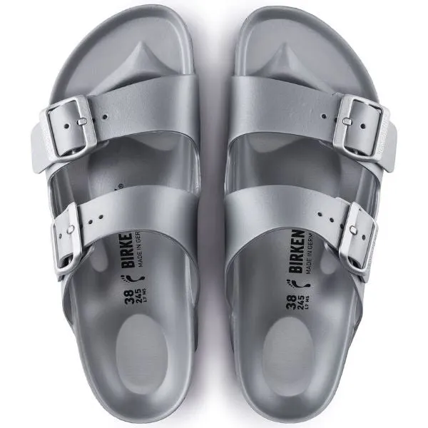 Birkenstock Metallic Silver Arizona Essentials EVA Women's Sandals N1003491