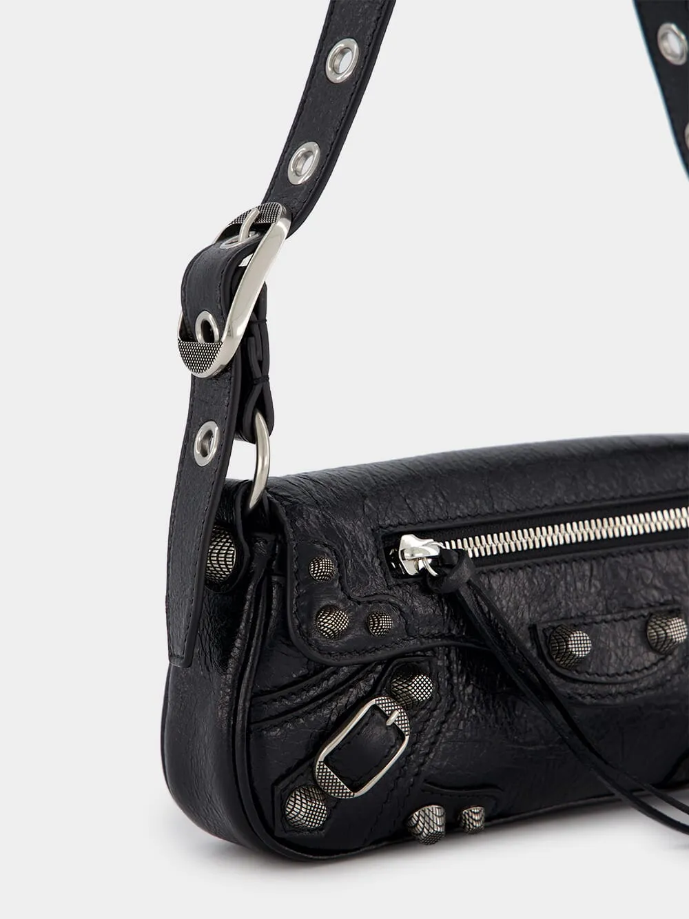 Black Le Cagole XS Sling Bag