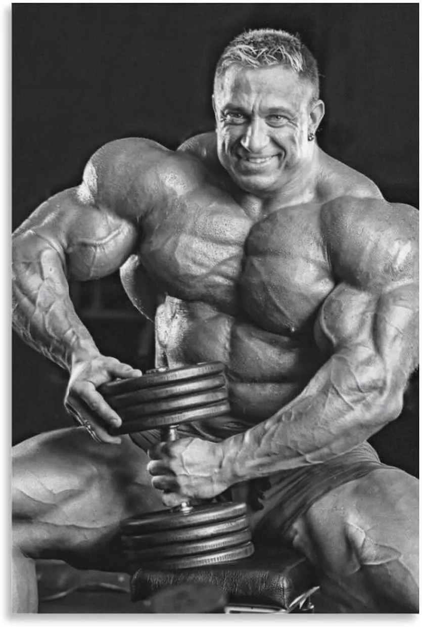 Bodybuilding Poster Markus Rühl Fitness Inspirational Poster (1) Poster Decorative Painting Canvas Wall Art Living Room Posters Bedroom Painting 24x36inch(60x90cm)
