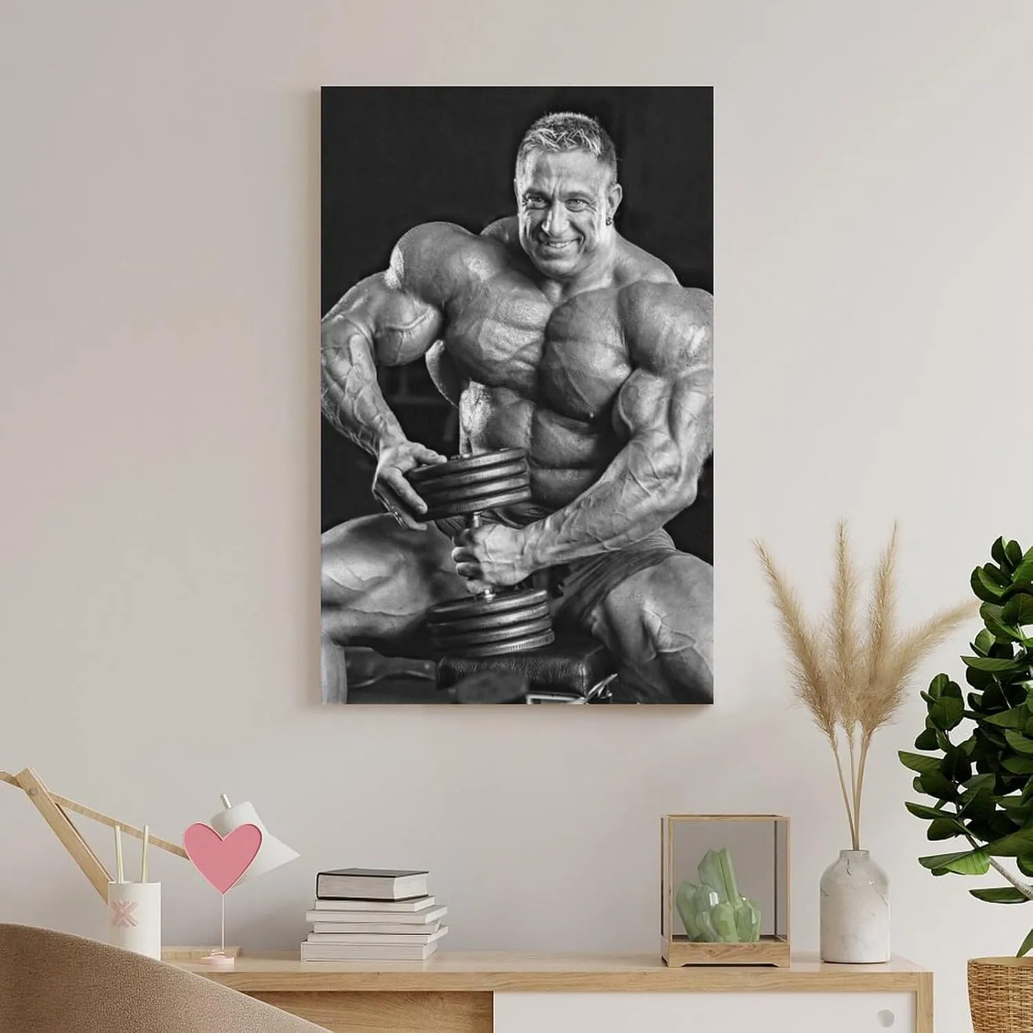 Bodybuilding Poster Markus Rühl Fitness Inspirational Poster (1) Poster Decorative Painting Canvas Wall Art Living Room Posters Bedroom Painting 24x36inch(60x90cm)