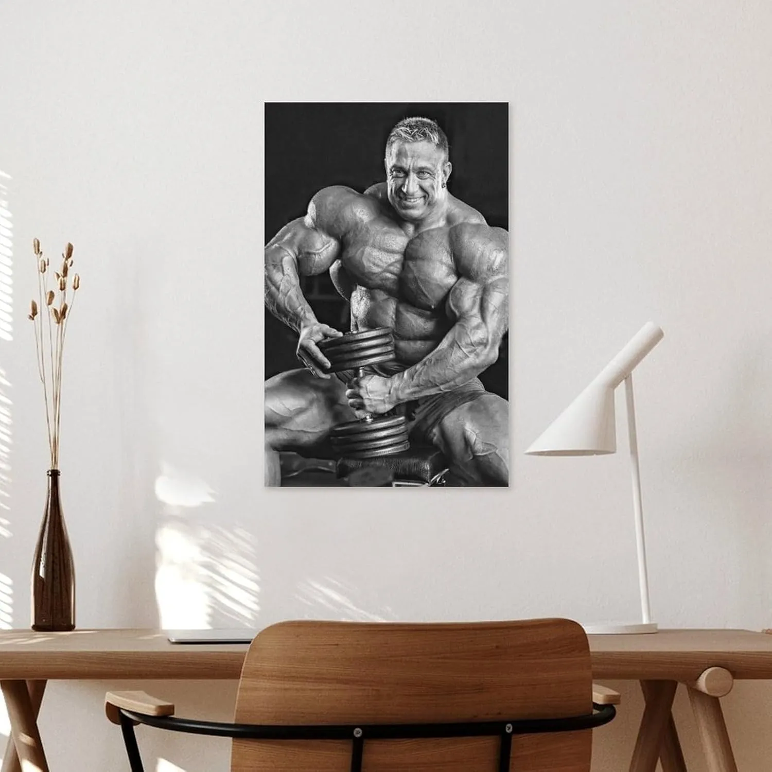 Bodybuilding Poster Markus Rühl Fitness Inspirational Poster (1) Poster Decorative Painting Canvas Wall Art Living Room Posters Bedroom Painting 24x36inch(60x90cm)