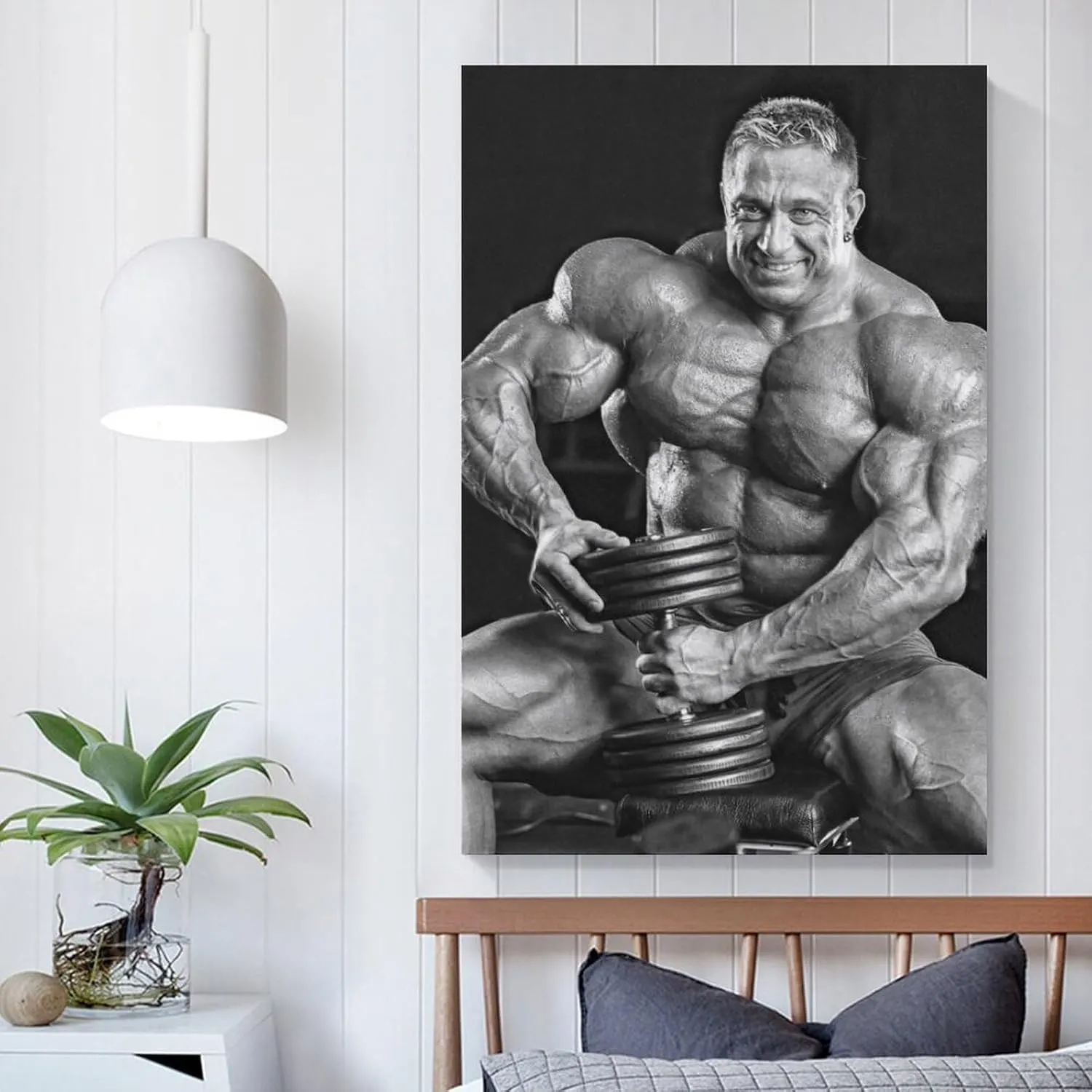 Bodybuilding Poster Markus Rühl Fitness Inspirational Poster (1) Poster Decorative Painting Canvas Wall Art Living Room Posters Bedroom Painting 24x36inch(60x90cm)