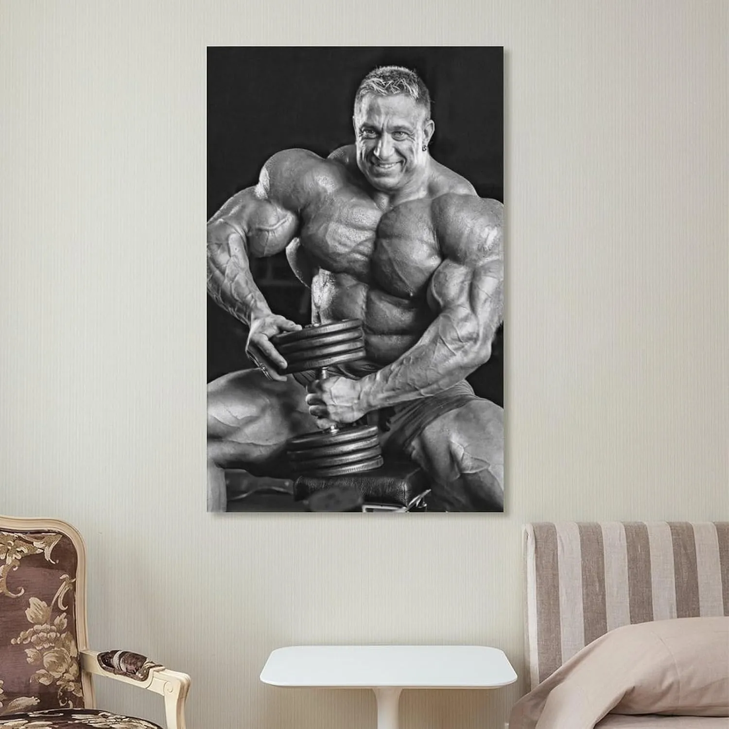 Bodybuilding Poster Markus Rühl Fitness Inspirational Poster (1) Poster Decorative Painting Canvas Wall Art Living Room Posters Bedroom Painting 24x36inch(60x90cm)