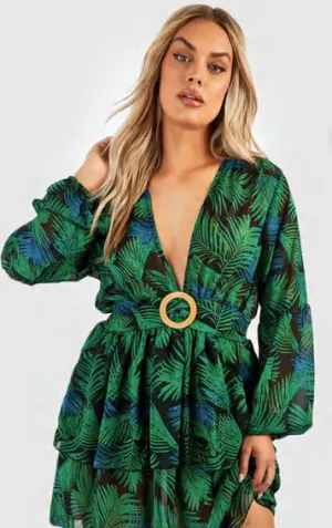 BOOHOO Buckle Beach Dress
