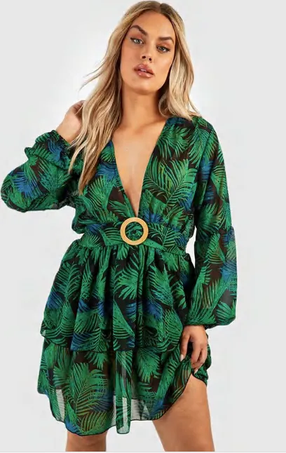 BOOHOO Buckle Beach Dress
