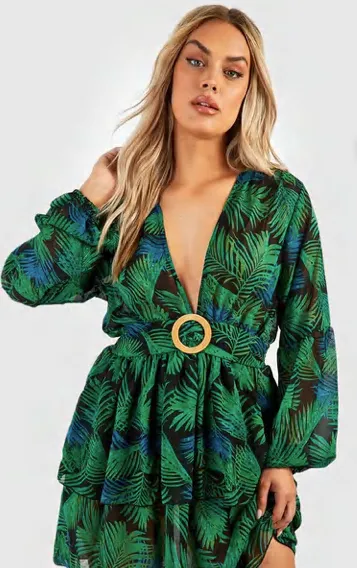 BOOHOO Buckle Beach Dress