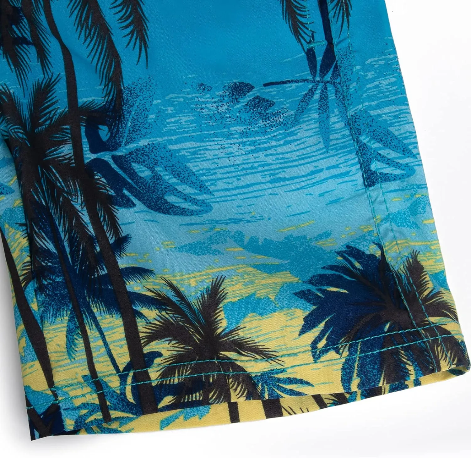 Boys Swim Trunks, Quick Dry Beach Swim Shorts Little Boys Bathing Suit Swimsuit with Mesh Lining, 3-14 Years