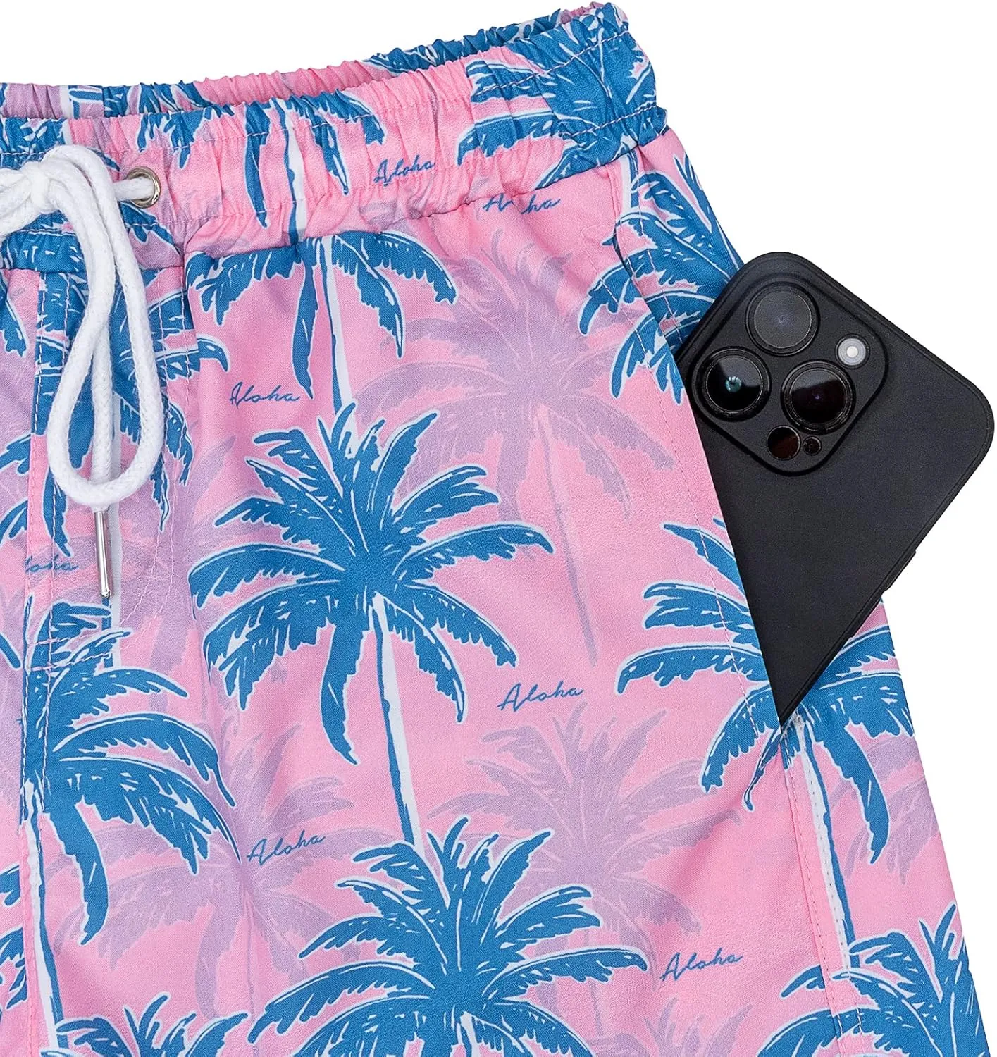 Boys Swim Trunks, Quick Dry Beach Swim Shorts Little Boys Bathing Suit Swimsuit with Mesh Lining, 3-14 Years