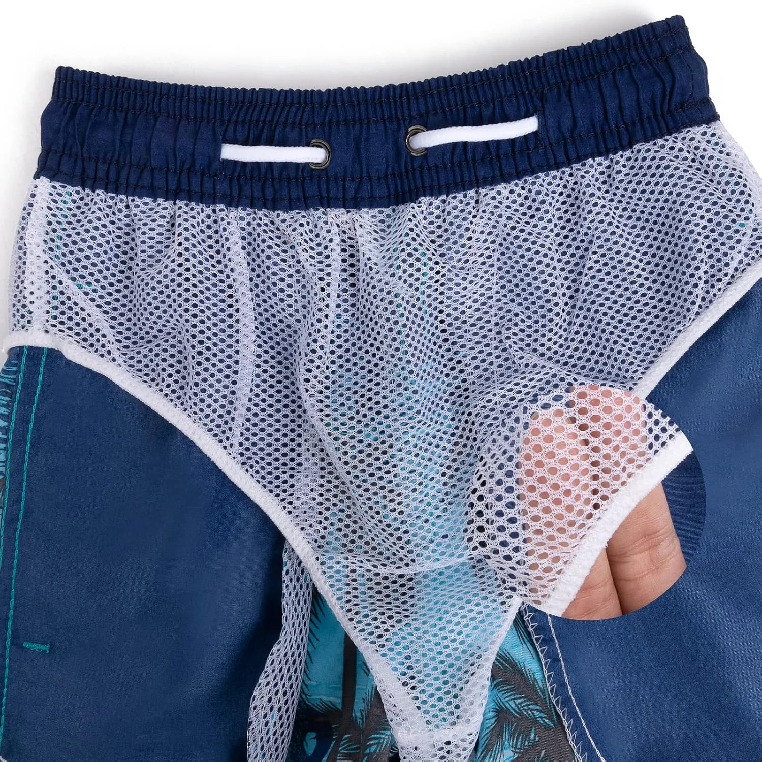 Boys Swim Trunks, Quick Dry Beach Swim Shorts Little Boys Bathing Suit Swimsuit with Mesh Lining, 3-14 Years