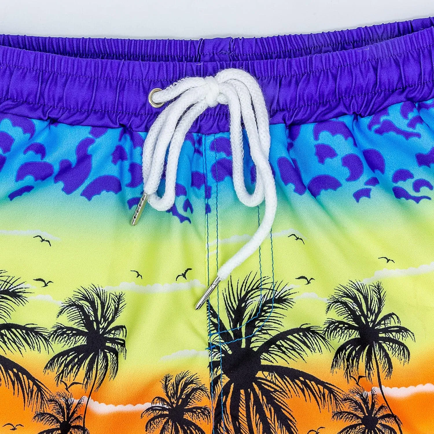 Boys Swim Trunks, Quick Dry Beach Swim Shorts Little Boys Bathing Suit Swimsuit with Mesh Lining, 3-14 Years