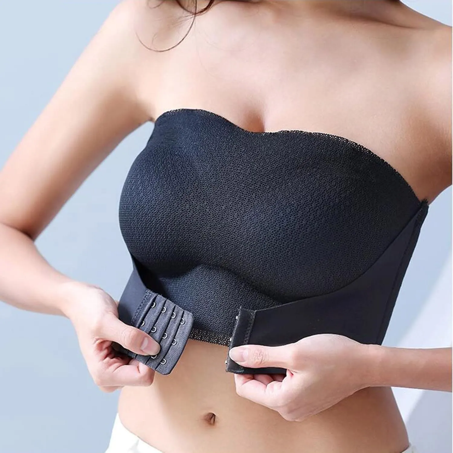 Breathable Sports Bra for Big Busted Women Comfy Sporty Push Up Wireless Slip Resistant Sports Bras Gym for Women