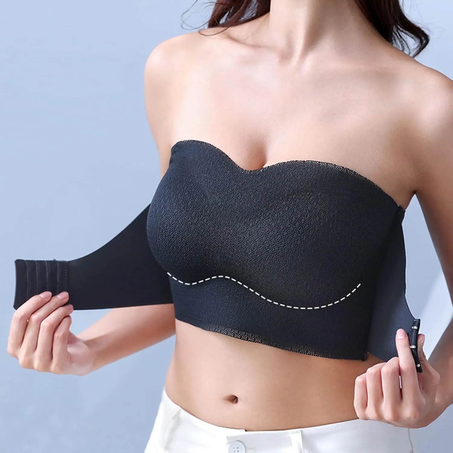 Breathable Sports Bra for Big Busted Women Comfy Sporty Push Up Wireless Slip Resistant Sports Bras Gym for Women